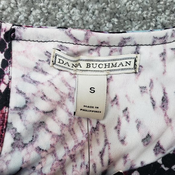 New with Tags Women's Dana Buchman Print Mesh Overlay Tank Dress Small / R 28 - Picture 6 of 8